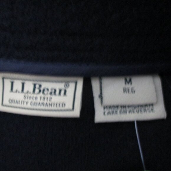 L.L.Bean Boiled Wool Blue Pea Coat Women's Size M Bellandi Classic - Picture 5 of 7